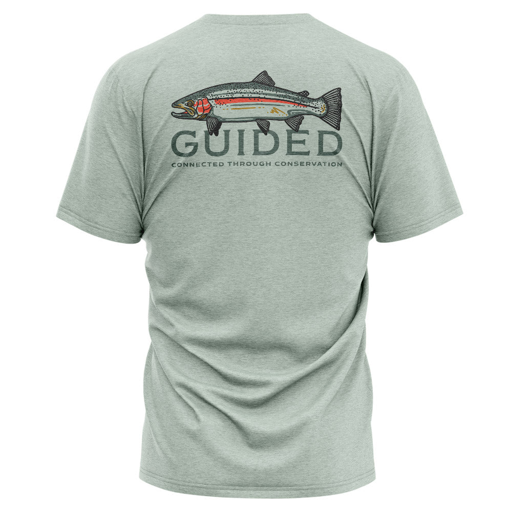 Boca Bamboo UPF50+ S/S Crew - Steelhead